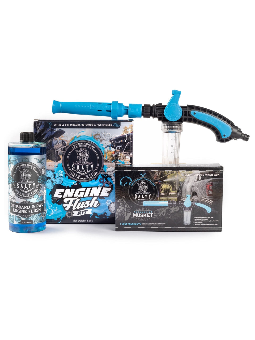 Salty Captain - Engine Flush kit
