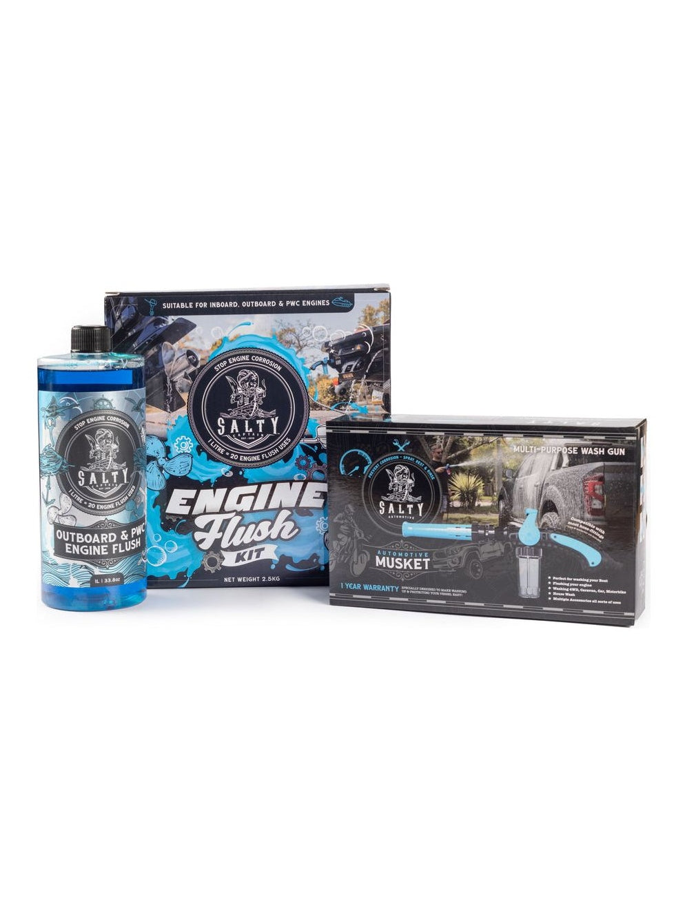 Salty Captain - Engine Flush kit