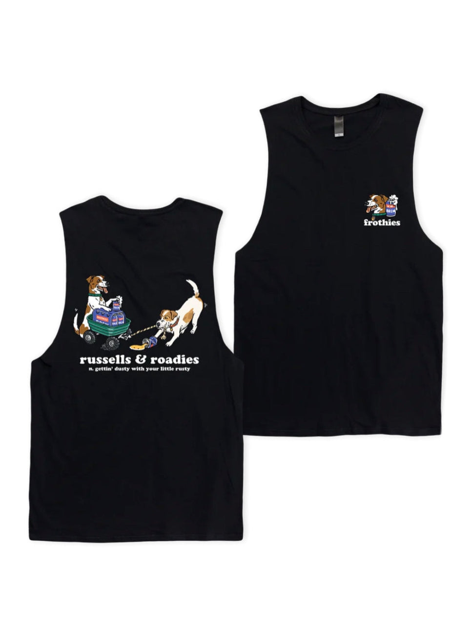 Frothies Russells & Roadies Muscle Tee