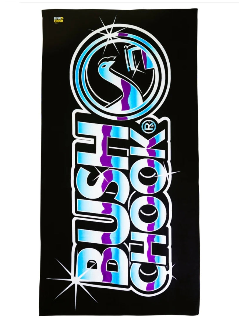 Bushchook Chrome Chook Quick Dry Microfibre Beach Towel