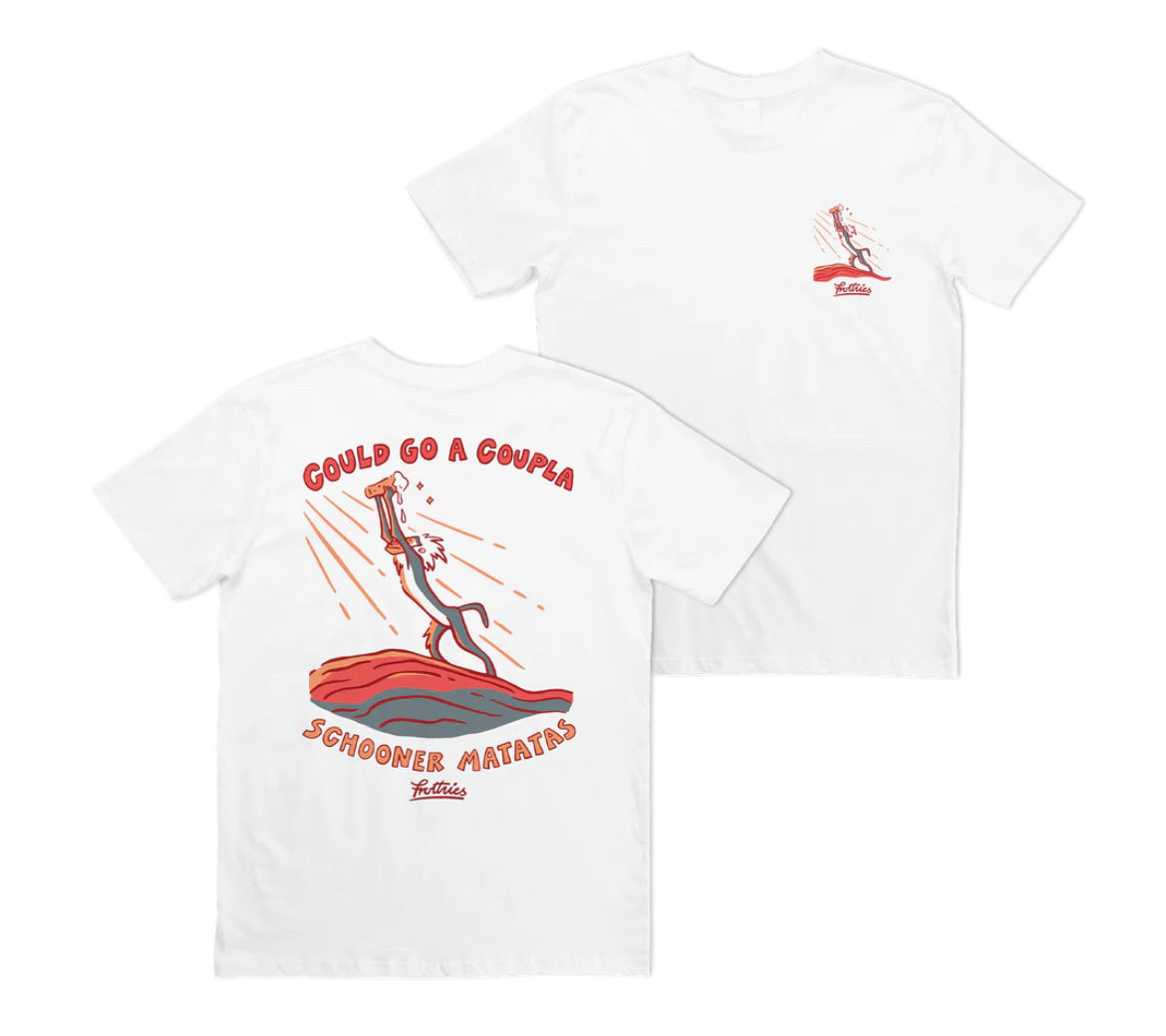 Frothies Schooner Matata Tee White