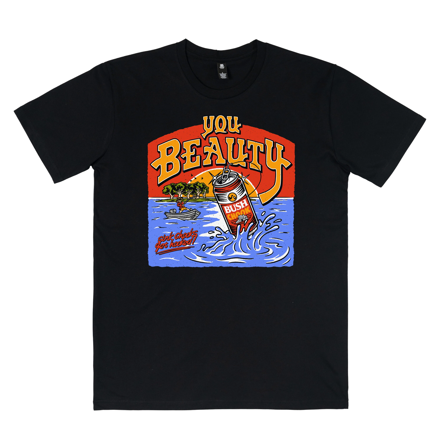 Bush Chook You Beauty Tee Black