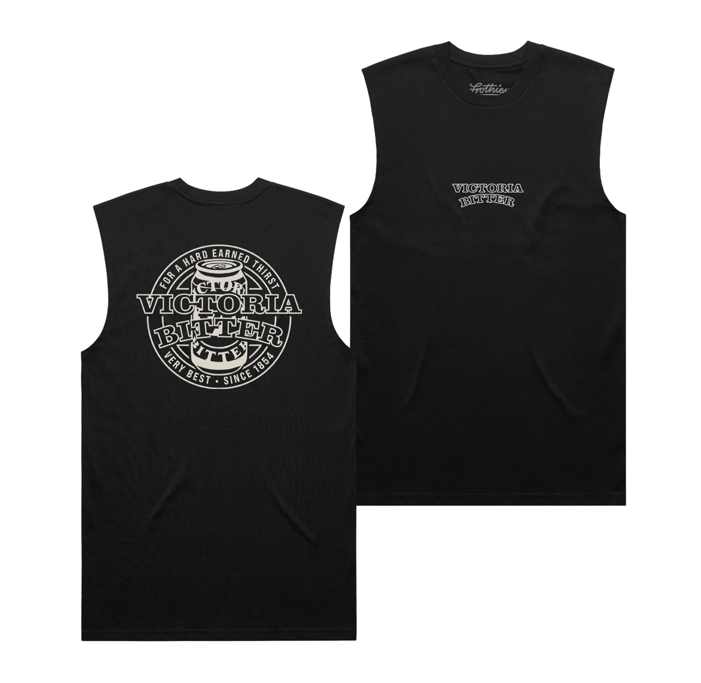 Victor Bravo’s Stencil Muscle Tee Black