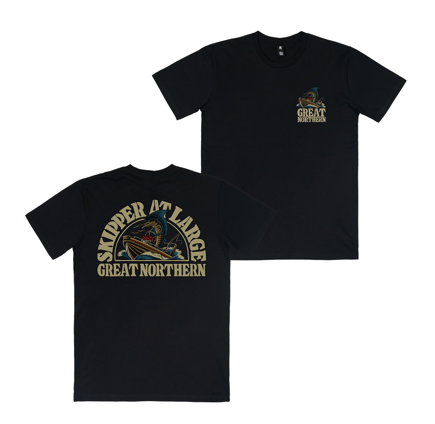 Great Northern Skipper at Large Tee Black