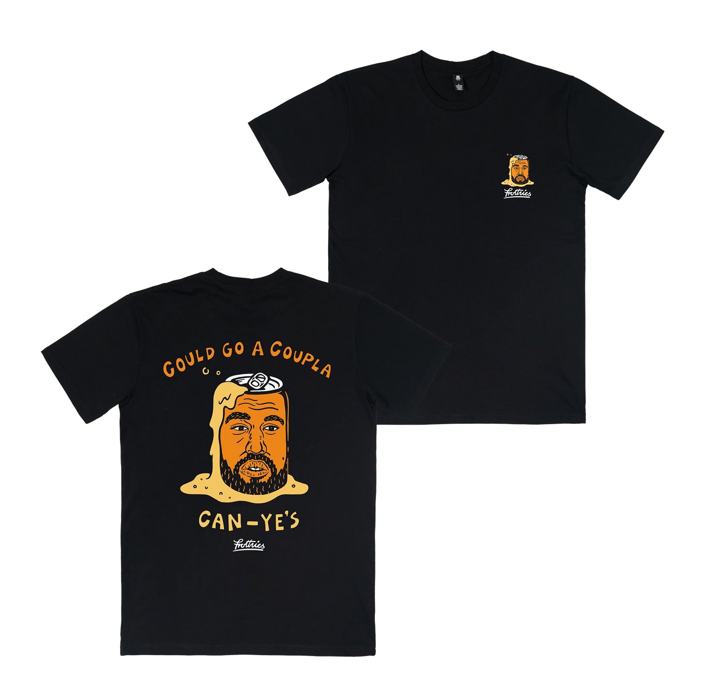 Can-ye West Tee Black