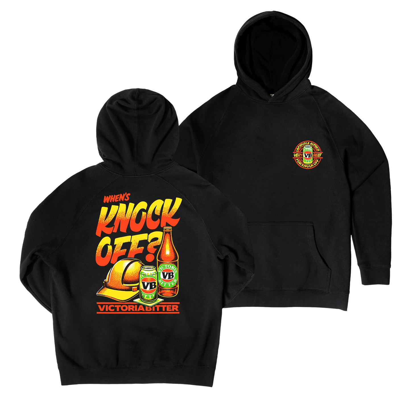 Victor Bravo's Knock Off Hoodie Black