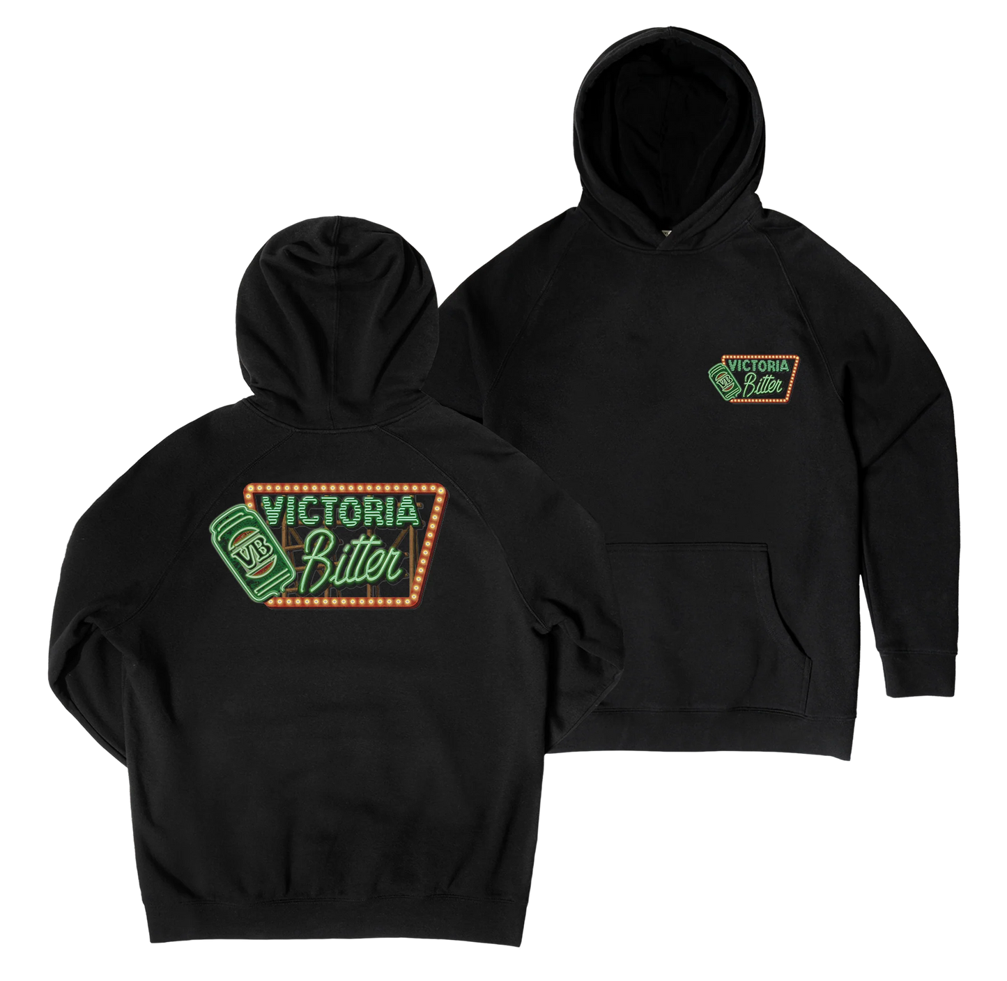 Victor Bravos Classic Billboard Hoodie Black