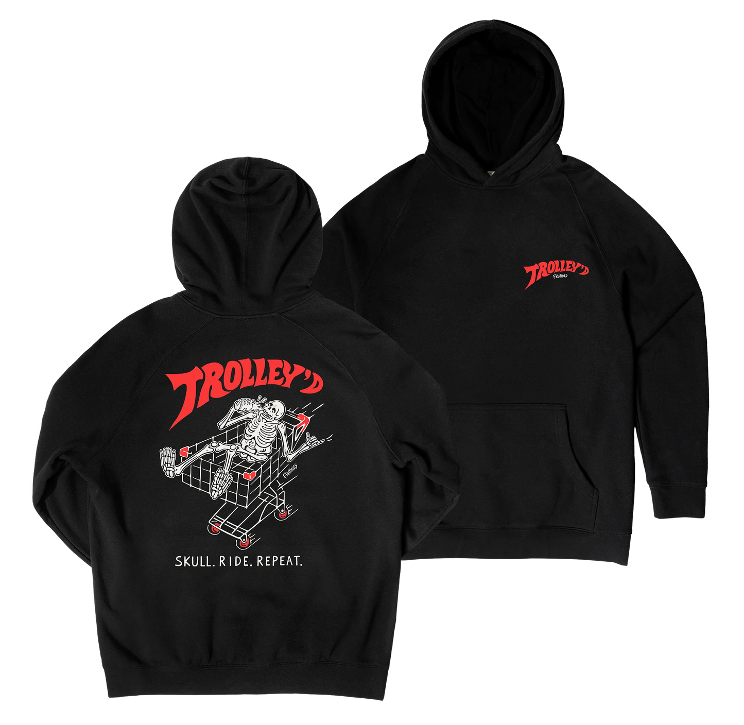Frothies Trolley'd Hoodie Black
