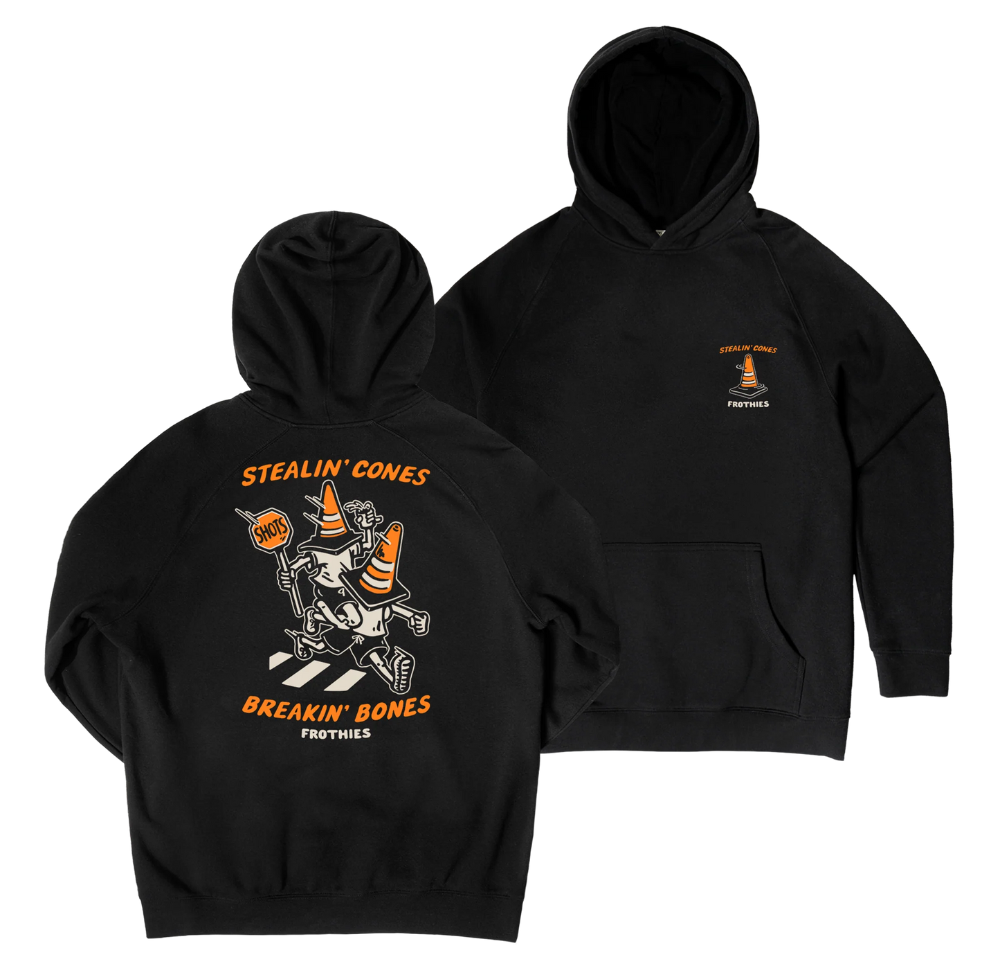 Frothies Stealin' Cones Hoodie Black