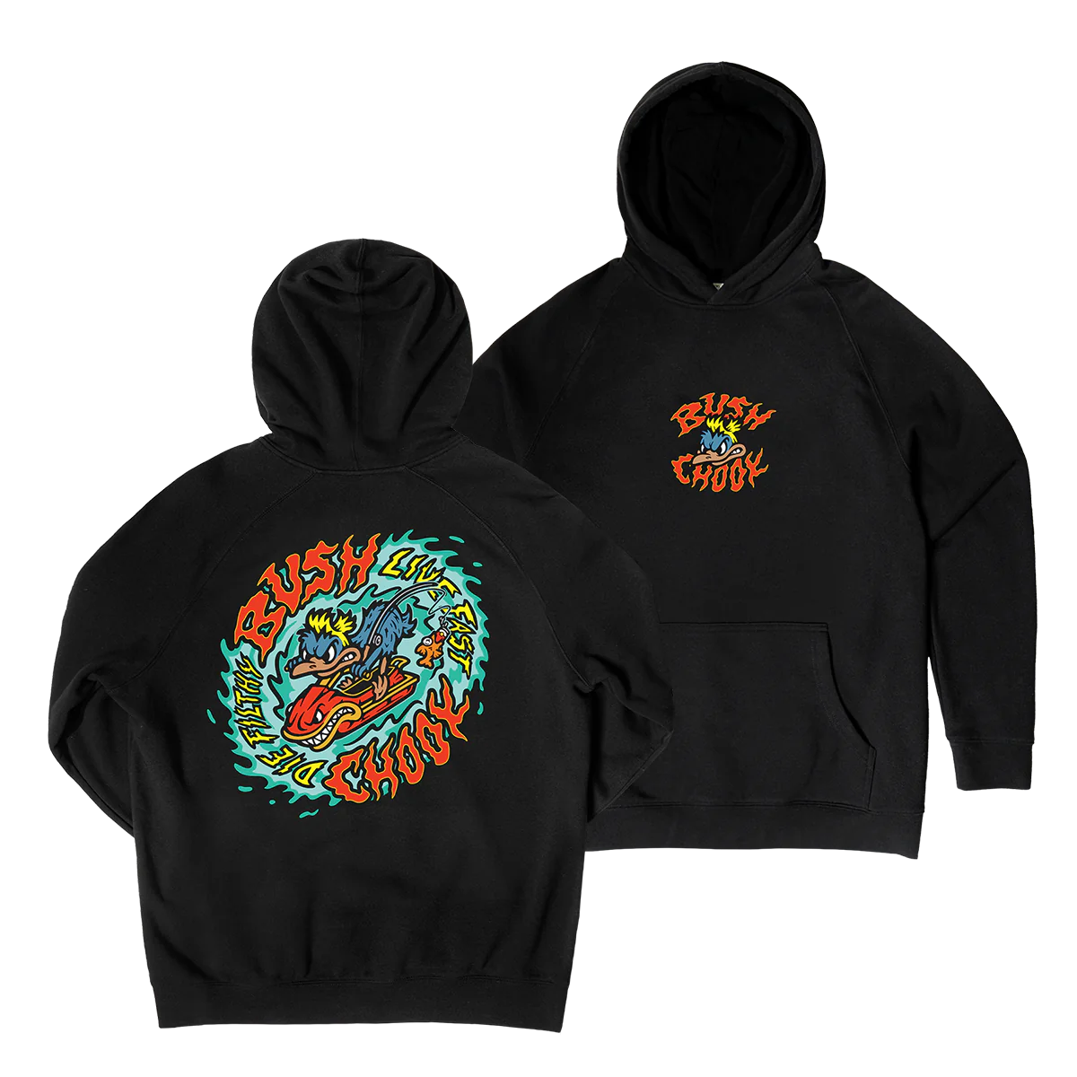 Bushchook Fast & Filthy Hoodie Black