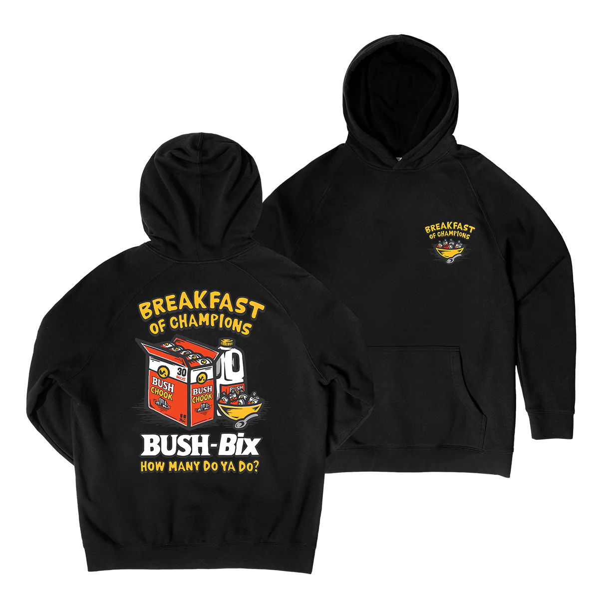 Bushchook Bush Bix Hoodie Black