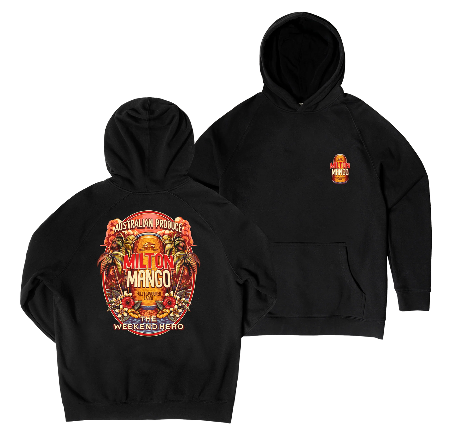 Milton Mango Weekend Hero Hoodie Black