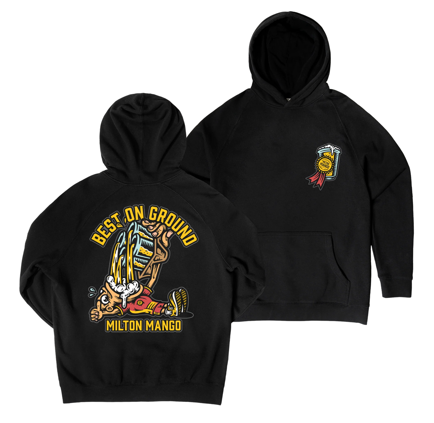 Milton Mango Best On Ground Hoodie Black