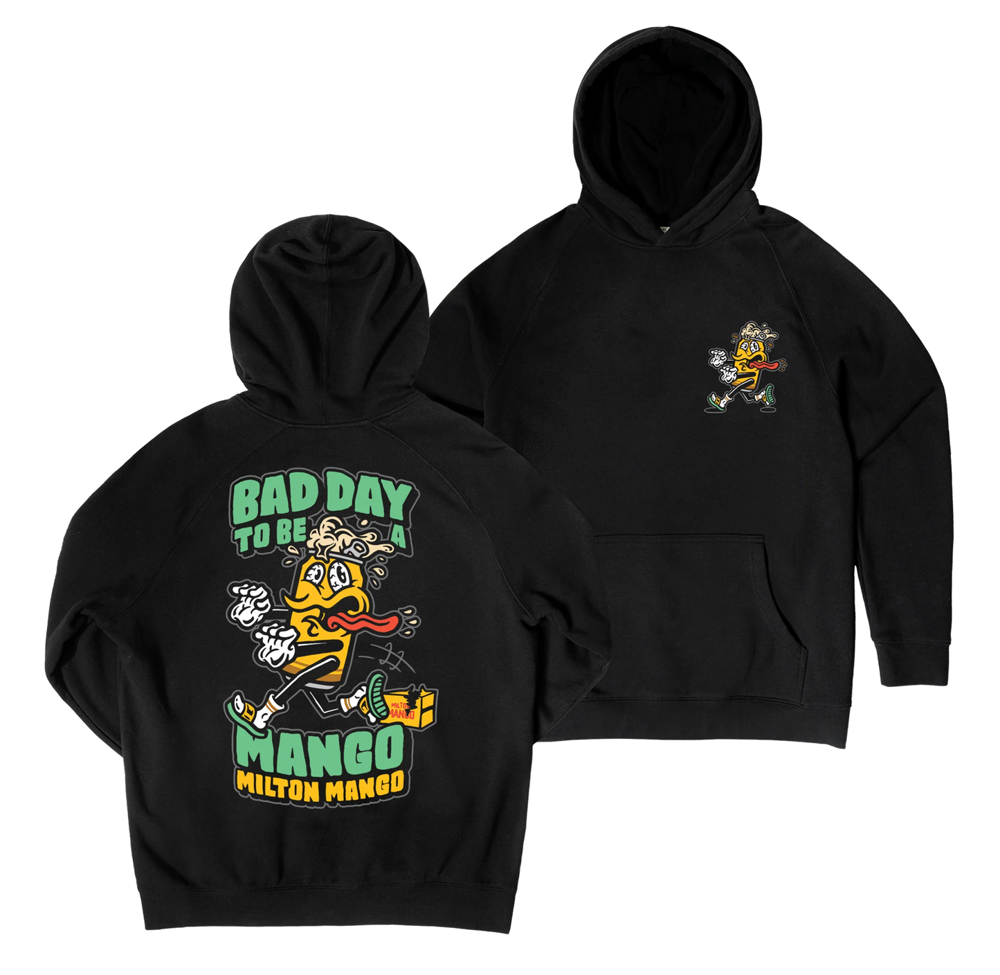 Milton Mango Bad Day to be a Mango Hoodie Black