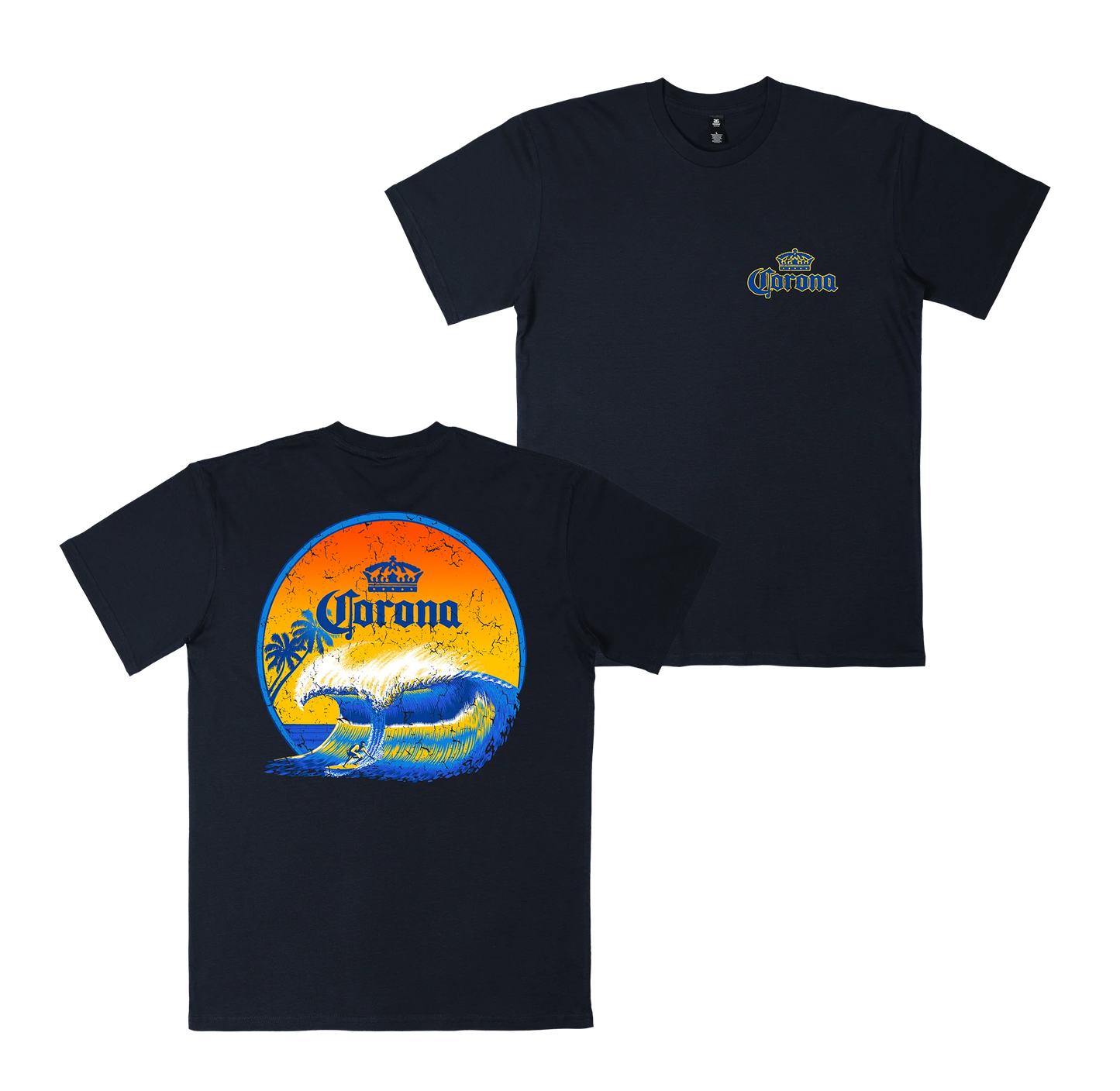 Corona Sunset Sesh Tee Navy