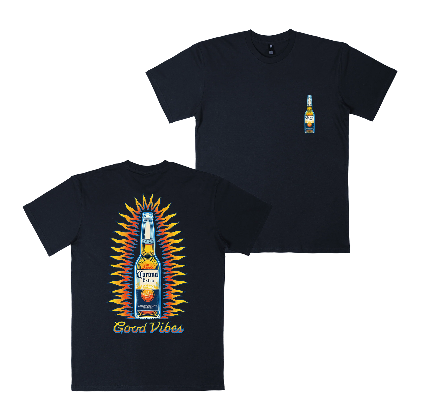 Good Vibes Tee Navy