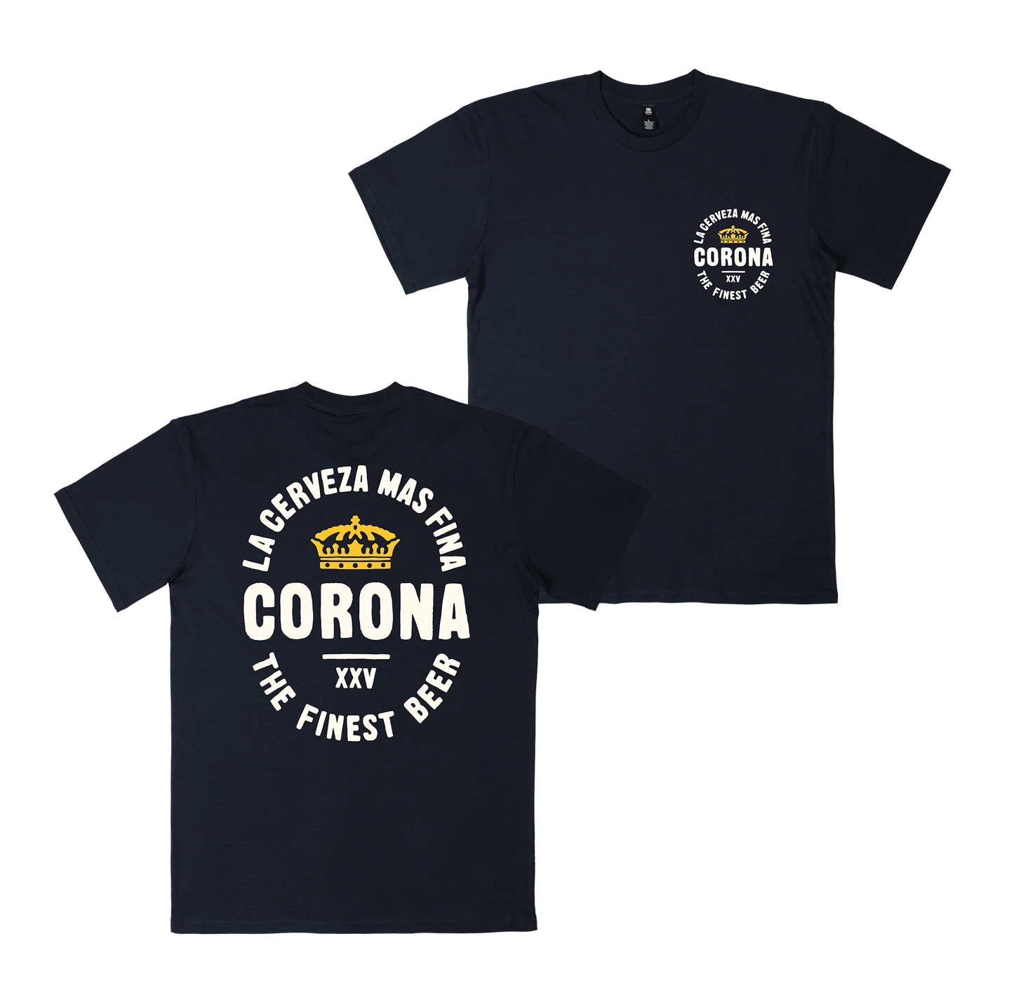 Corona Finest Beer Tee Navy