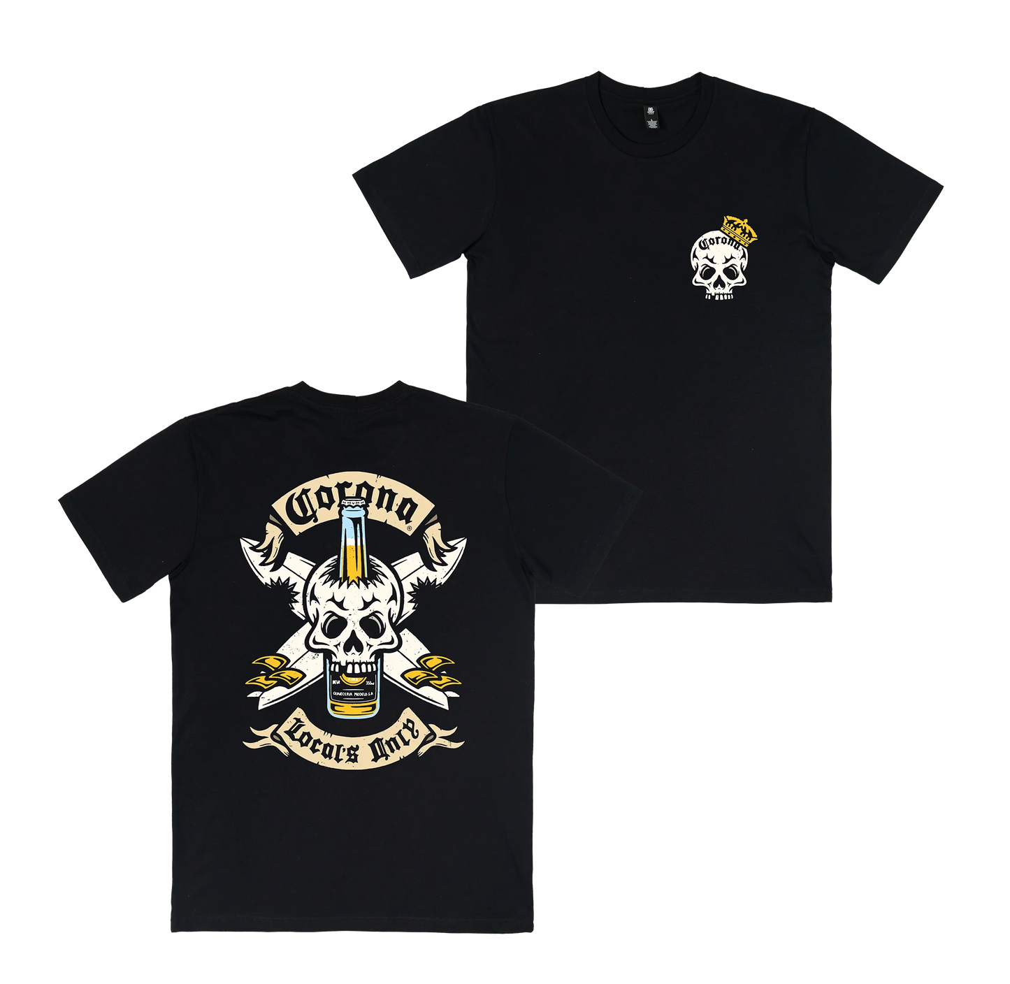 Corona Locals Only Tee Black