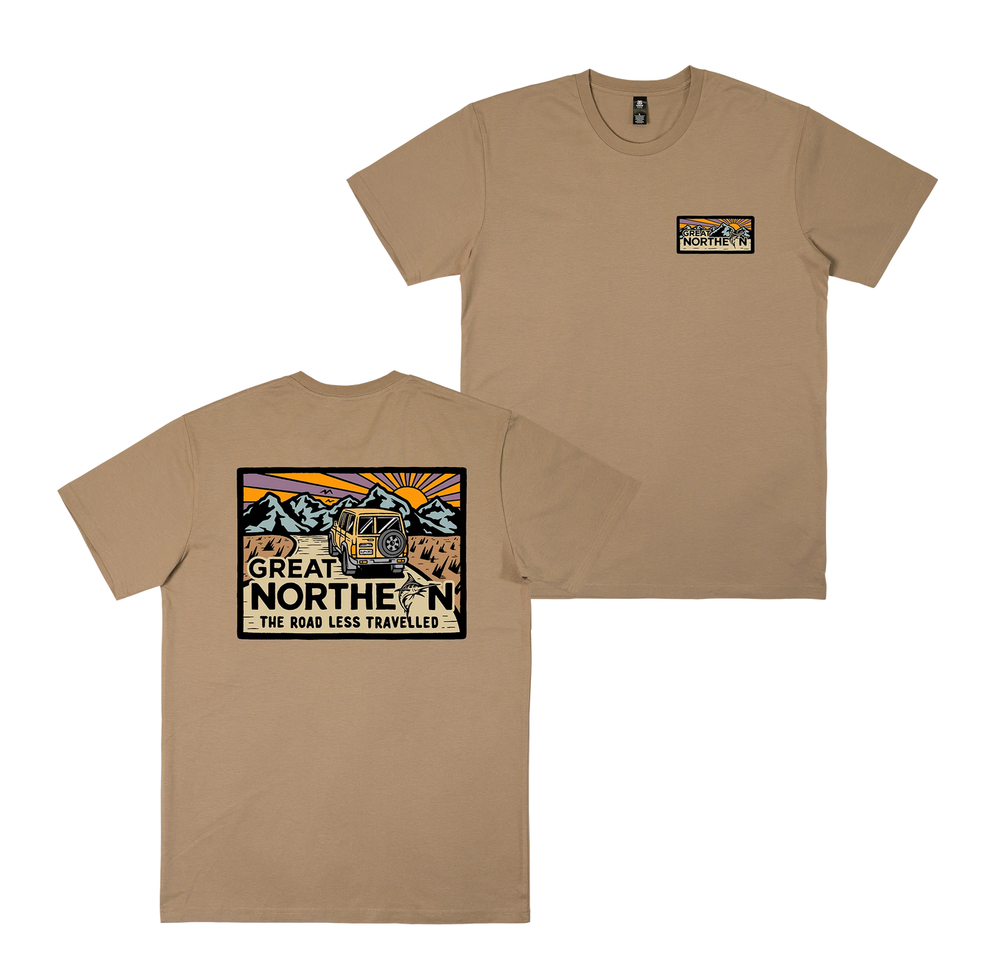 Dusty Trail Tee Tan