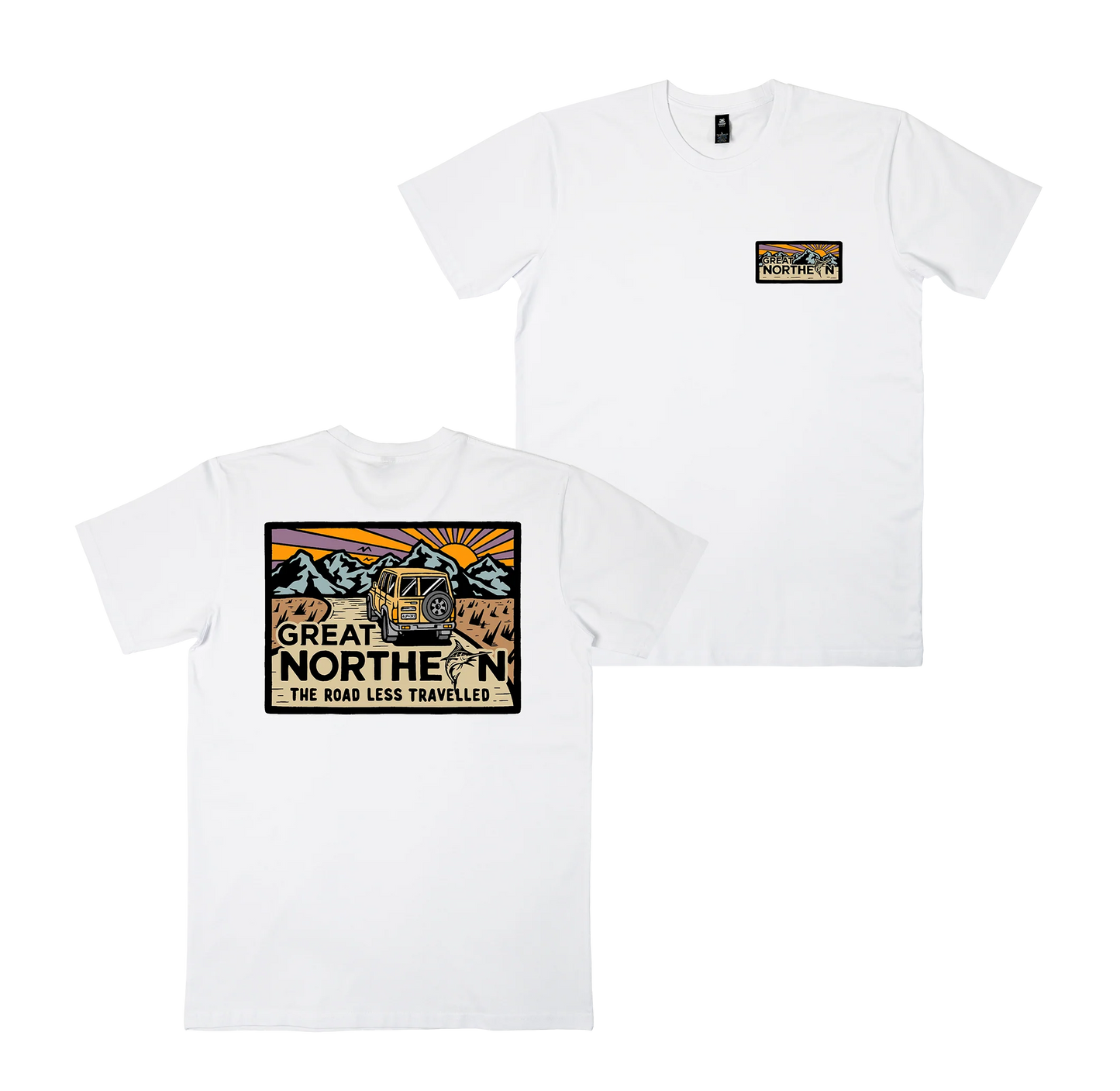 Dusty Trail Tee White