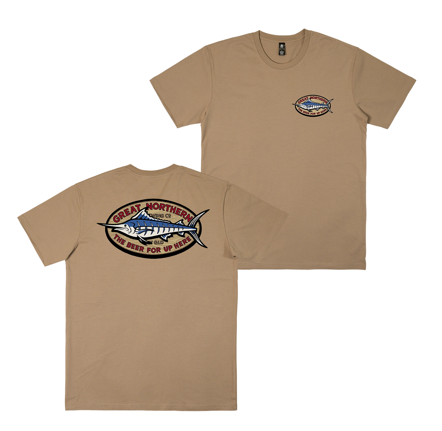 Angler Tee Tan