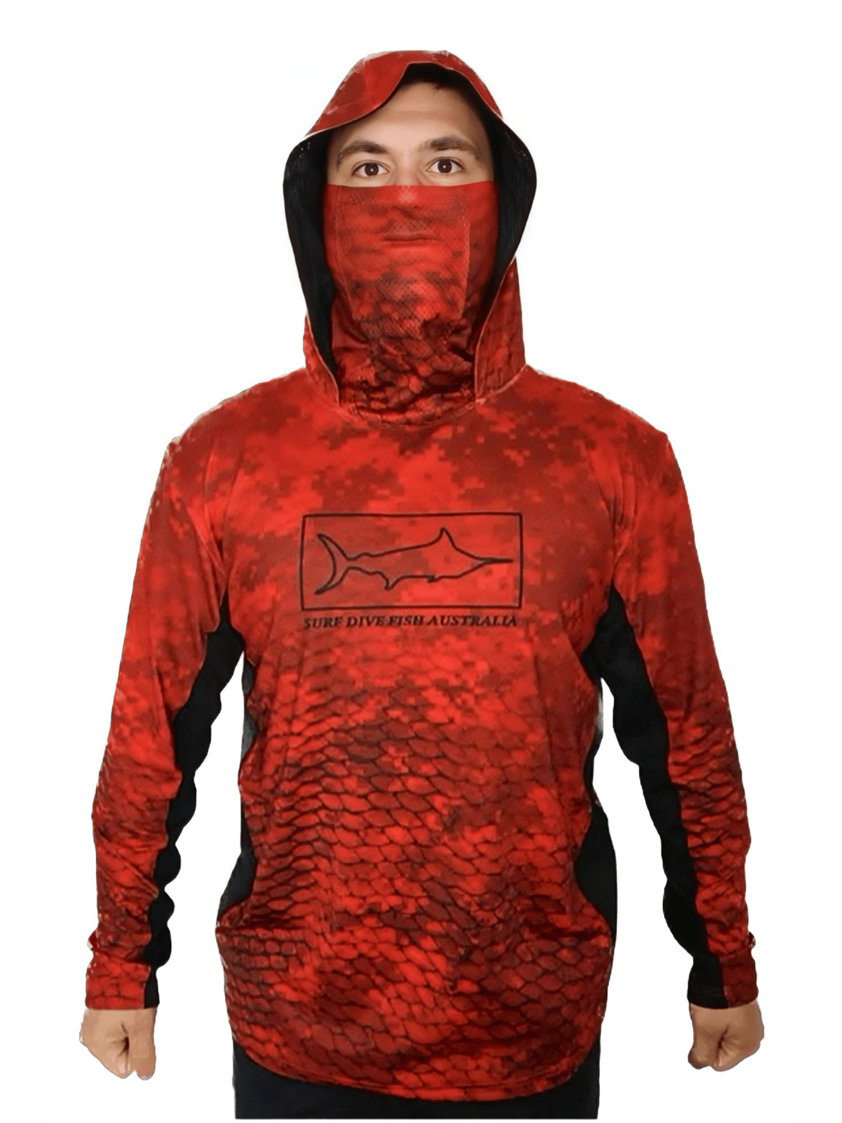 Fishing long sleeve shirt with hood best sale