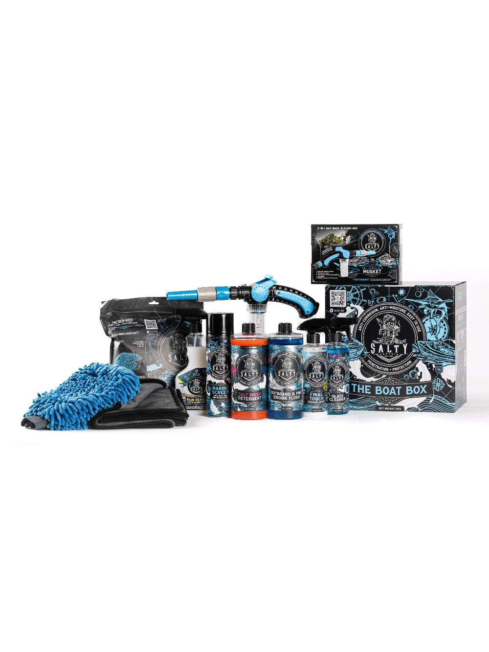 Salty Captain - The Boat Box Wash Kit