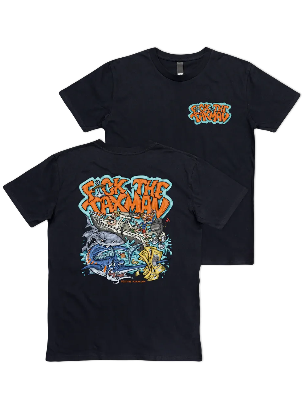 FTTM Benda Cotton funny fishing Tee