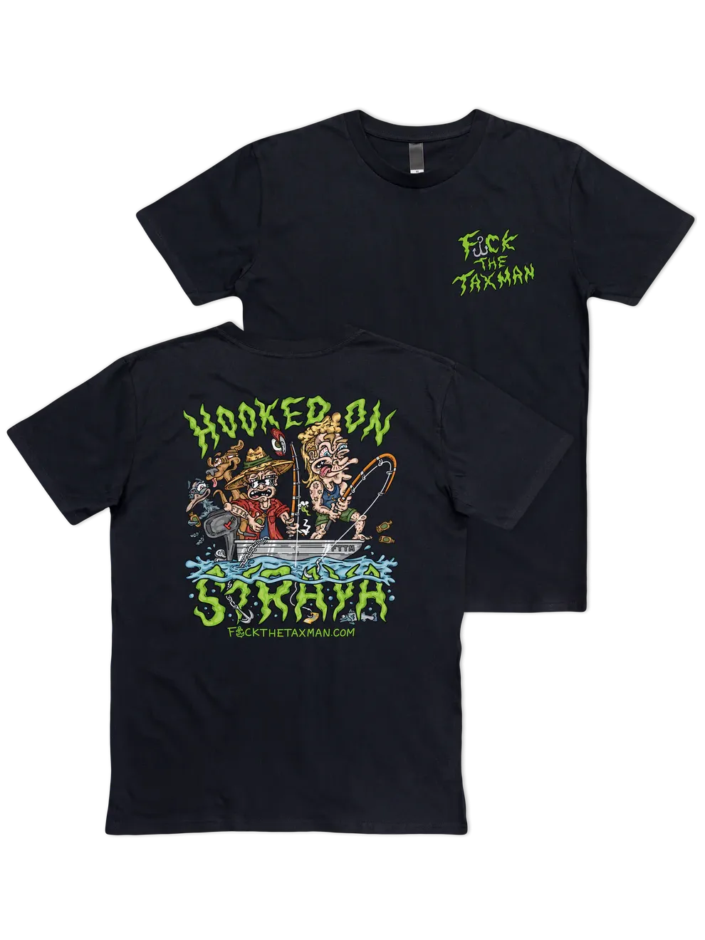 FTTM Hooked On Cotton Fishing Tee