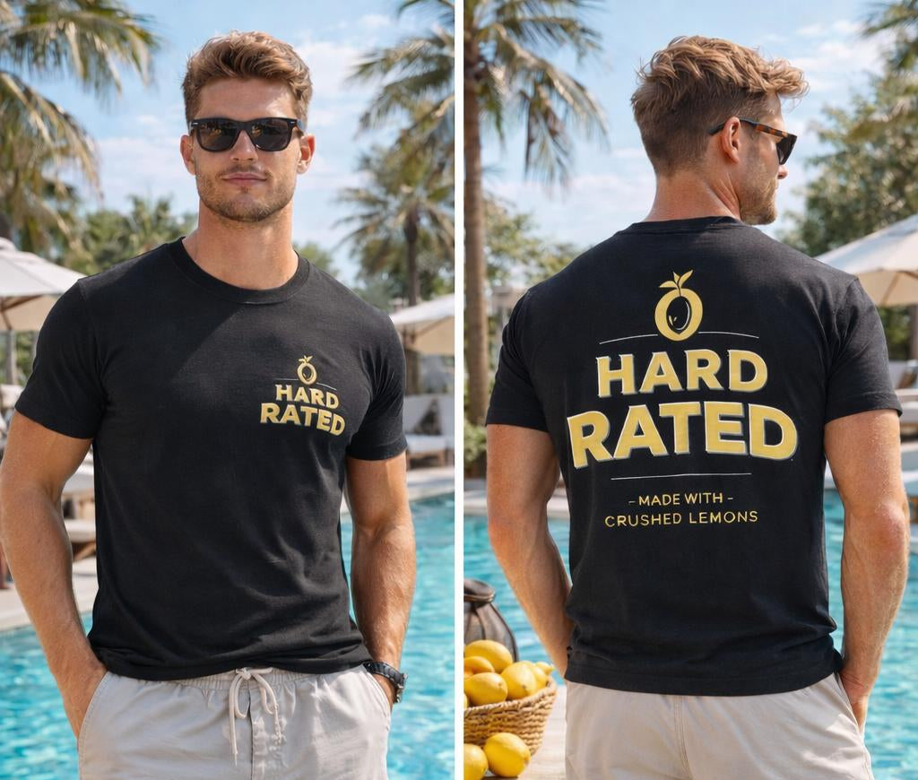 Hard Rated HR Classic Tee Black