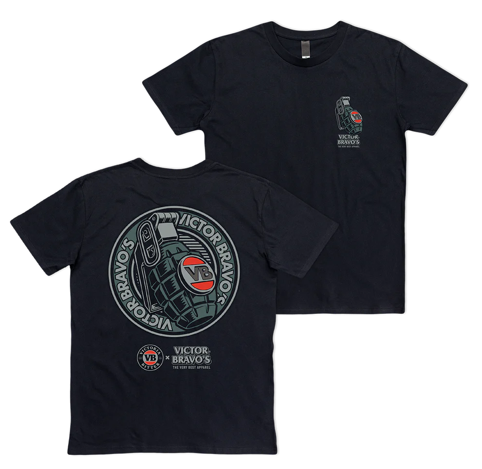 Victor Bravo's - Badge Greenade Tee