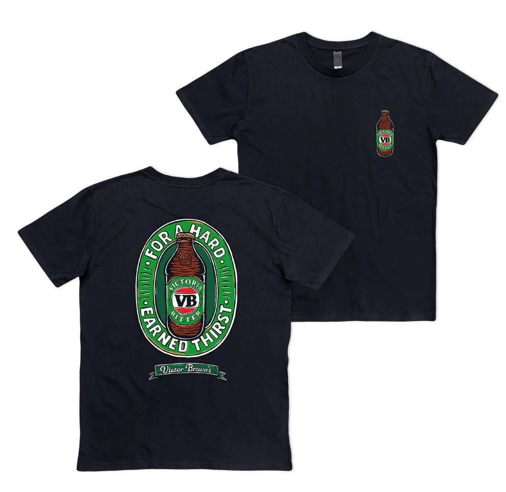 Victor Bravo's - Stubby Life Tee Black