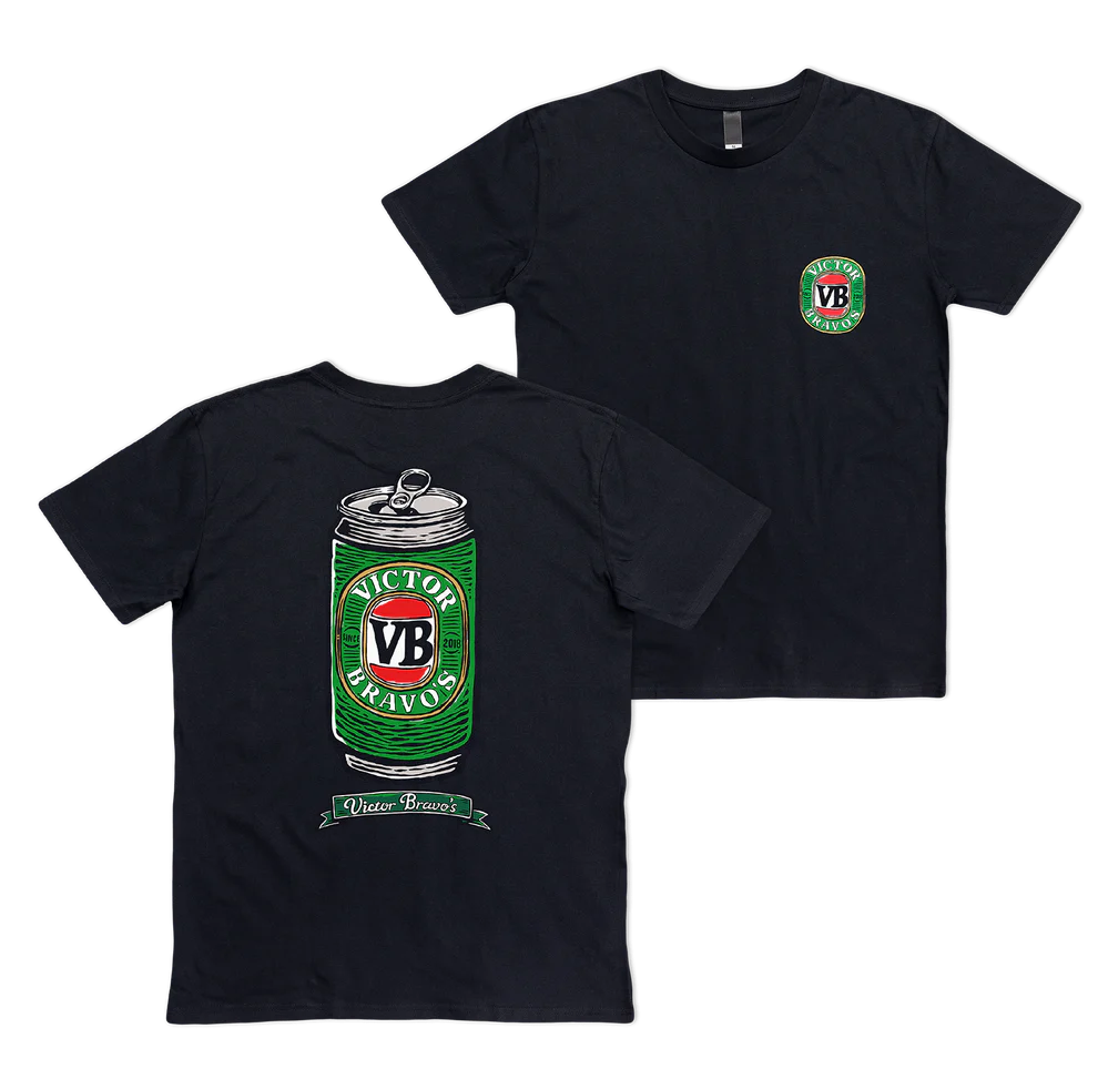 Victor Bravo's Tin Life Tee Black
