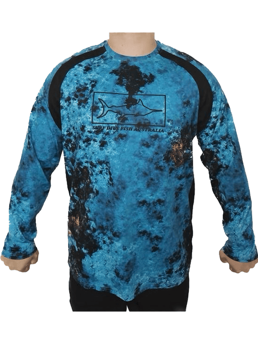 Coral reef Fishing Shirt - UPF50+ Long Sleeve sun protection clothing by SDF