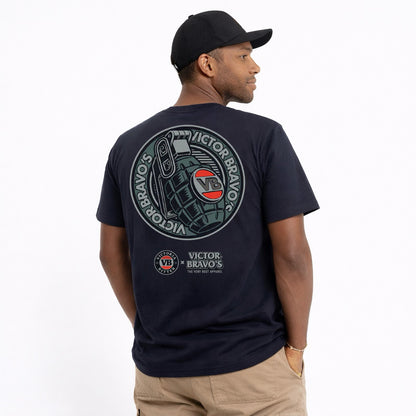 Victor Bravo's Badge Greenade Tee
