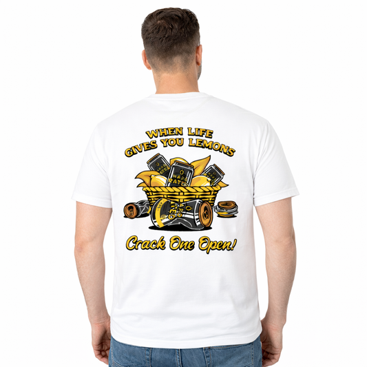 Hard Rated Life's Lemons Tee White