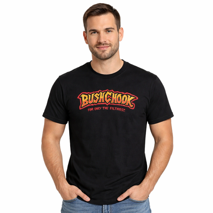 Bushchook Tag Tee Black