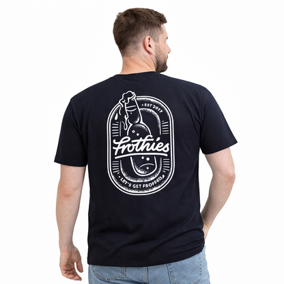 Frothies Let's Get Froffed Tee Black