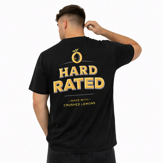 Hard Rated HR Classic Tee Black