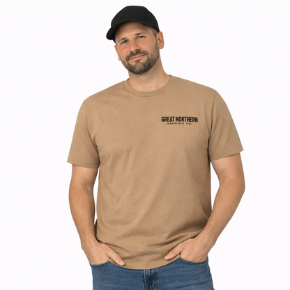 Great Northern Open Sky Open Fire Tee Tan
