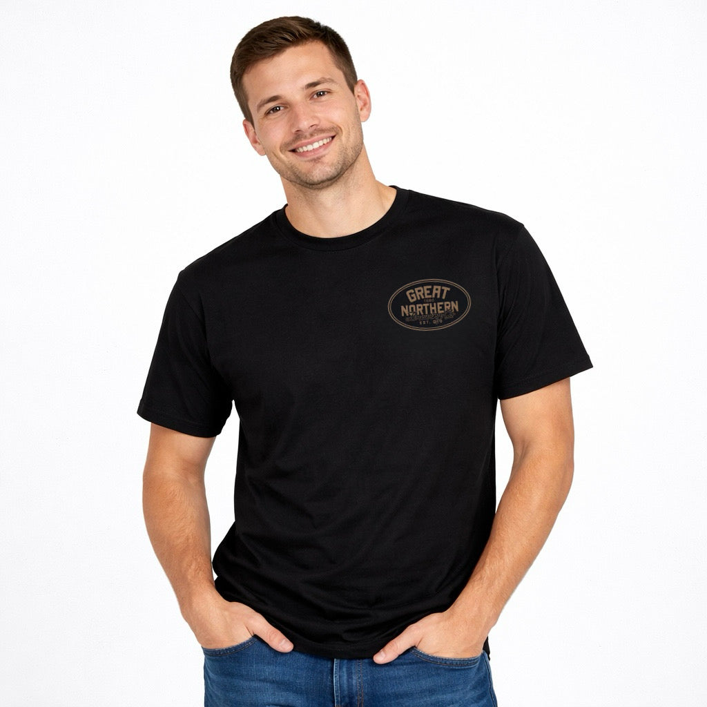 Great Northern Buckle Tee Black