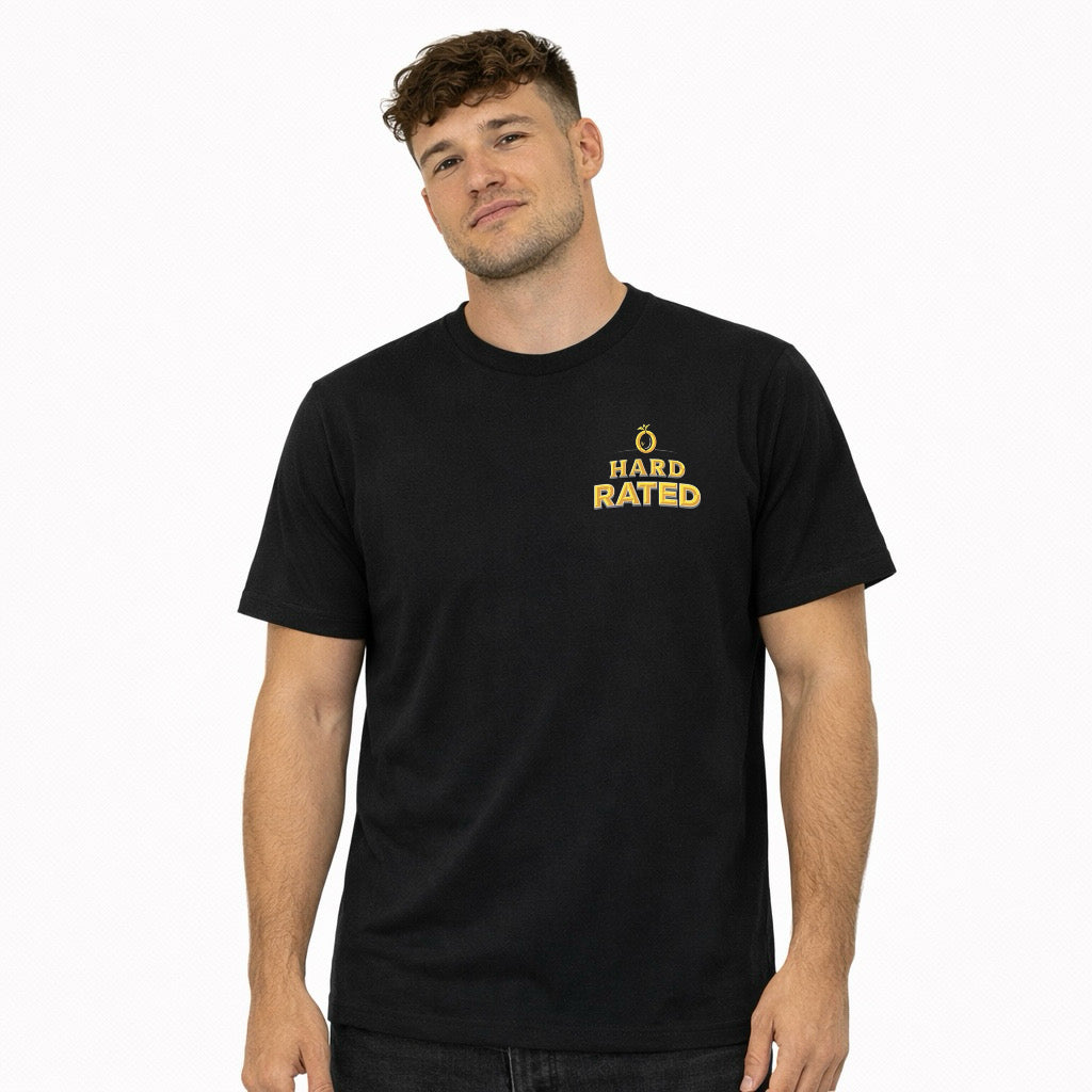 Hard Rated HR Classic Tee Black