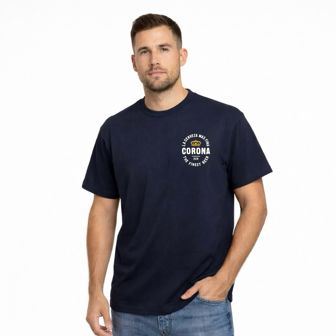 Corona Finest Beer Tee Navy