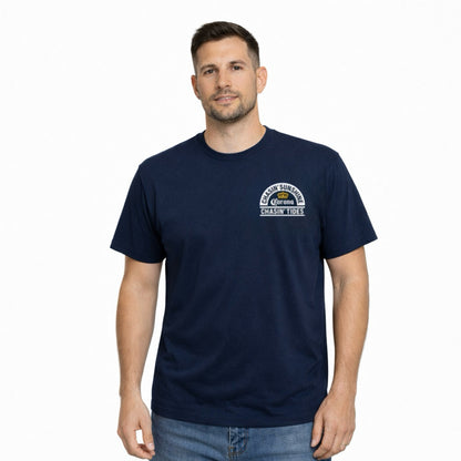 Corona Chasin' Tides chasing sunshine Navy T-shirt