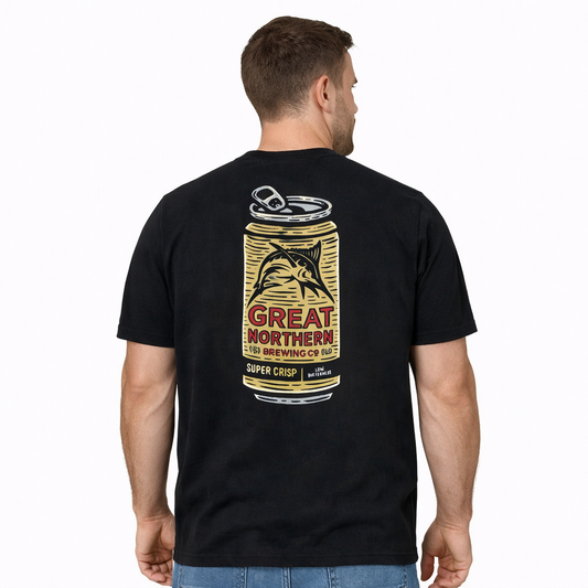 Great Northern Tinnie Tee Black