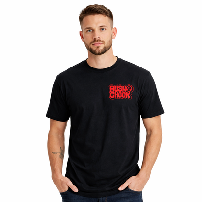 Bushchook Laxed Logo Tee Black