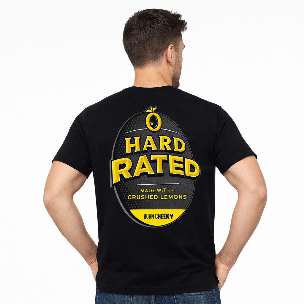 Hard Rated HR Shield Tee Black