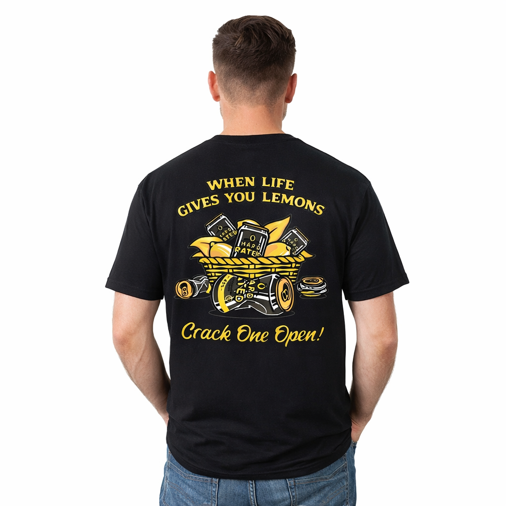 Hard Rated Life's Lemons Tee Black