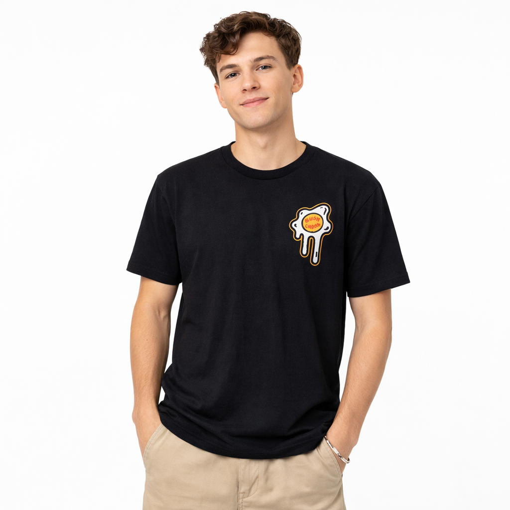 Bushchook Bad Egg Tee Black