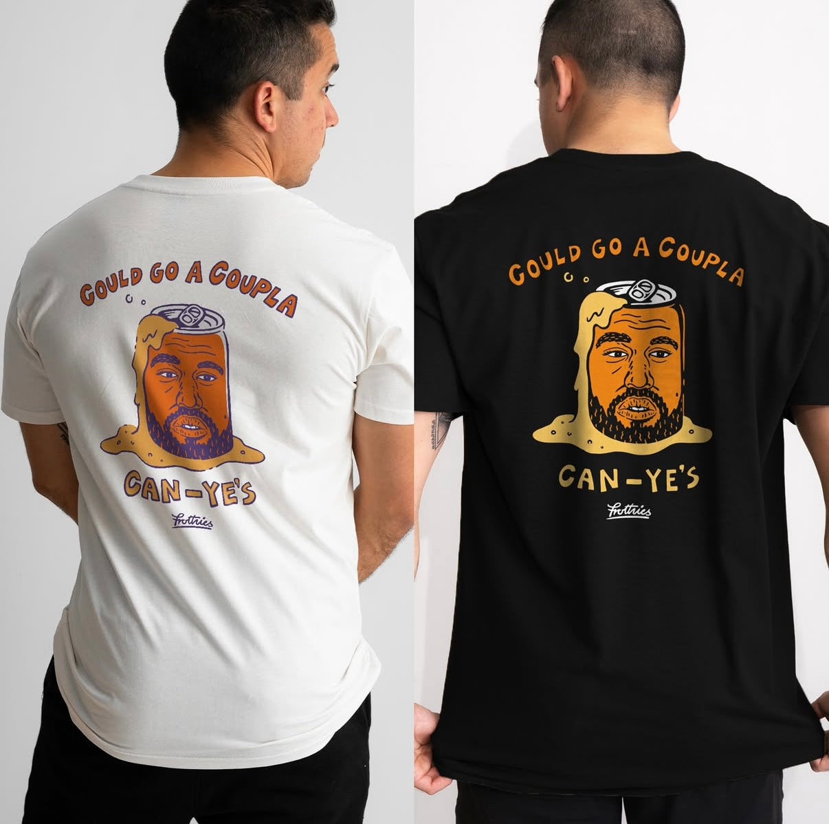 Can-ye West Tee Black